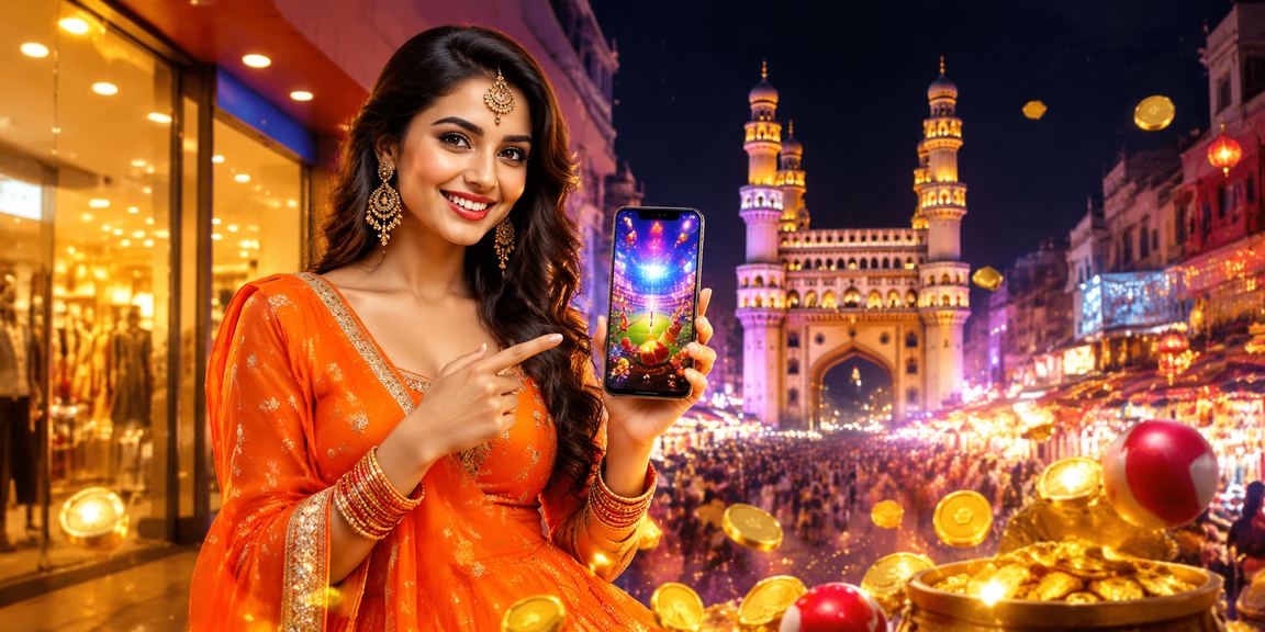 Hyderabad night market with cricket betting venue nearby